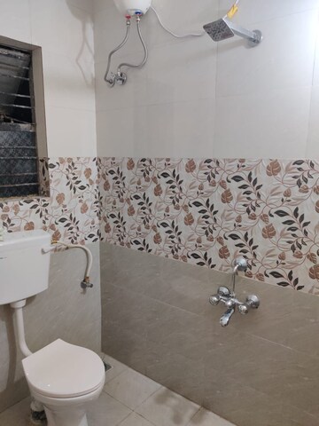Bathroom in 2 BHK Apartment at Pawar Enclave, Hadapsar – for Rent