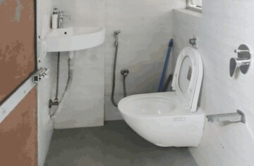 Bathroom in 3 BHK Apartment at Kharghar – for Rent