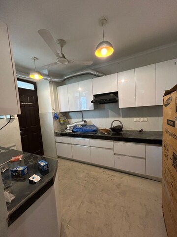 Kitchen in 3 BHK Apartment at Sector 4, Dwarka – for Rent