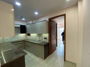 Kitchen in 2 BHK Builder Floor at Ramesh Nagar – for Rent