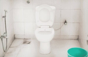 Bathroom in 3 BHK Apartment at Whispering Plams Apartment, Kharghar – for Rent