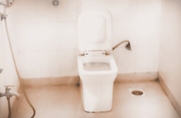 Bathroom in 3 BHK Apartment at Whispering Plams Apartment, Kharghar – for Rent
