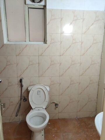 Bathroom in 3 BHK Apartment at Sushma Elite Cross, Dhakoli Village – for Rent