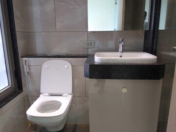Bathroom in 4 BHK Apartment at Rustomjee Crown, Prabhadevi – for Rent