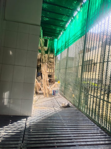 Balcony in 3 BHK Builder Floor at Greater Kailash I – for Rent