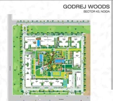 Master Plan in 3 BHK Apartment at Godrej Woods, Sector 43 – for Sale