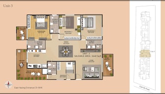 3 BHK Apartment For Resale in Vainavi Celestium Puttenahalli Bangalore  7939194