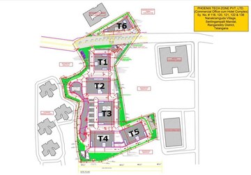 Floor Plan in  Office Space in IT/SEZ at Sensation Hyderabad One, Financial District – for Sale