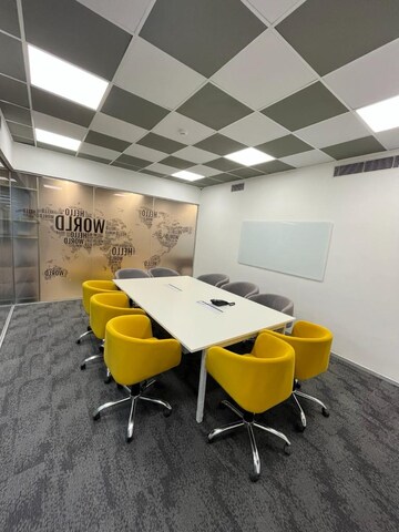 Team Area in  Co-working Space at Qutub Plaza, Sector 26 – for Rent