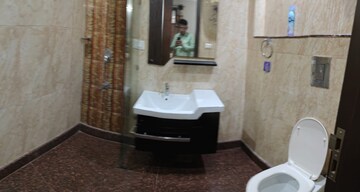 Bathroom in 3 BHK Builder Floor at Jangpura – for Rent