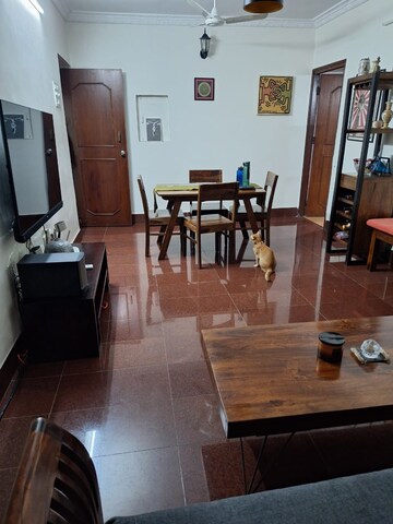 Living Room in 3 BHK Apartment at Bandra West – for Rent