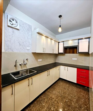 Kitchen in 3 BHK Builder Floor at Maya Homes, Indrapuram – for Sale