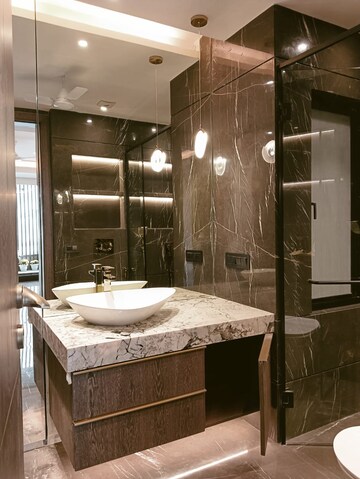Bathroom in 4 BHK Builder Floor at Janakpuri – for Sale
