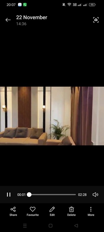 Bedroom in 3 BHK Apartment at Amrapali Golf Homes, Sector 4 Greater Noida – for Sale