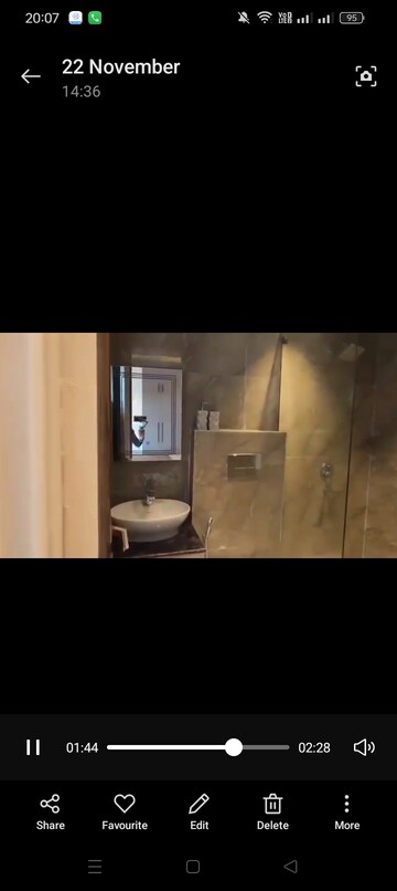 Bathroom in 2 BHK Apartment at Futec Gateway, Sector 75 – for Rent