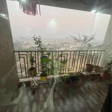 Balcony in 2 BHK Apartment at Regency Anantam, Dawadi Gaon rd – for Sale