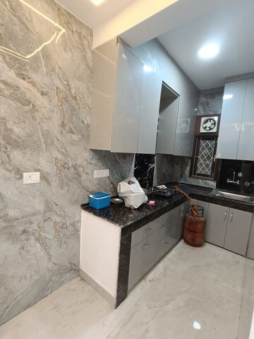 Kitchen in 1 BHK Builder Floor at Malviya Nagar – for Rent