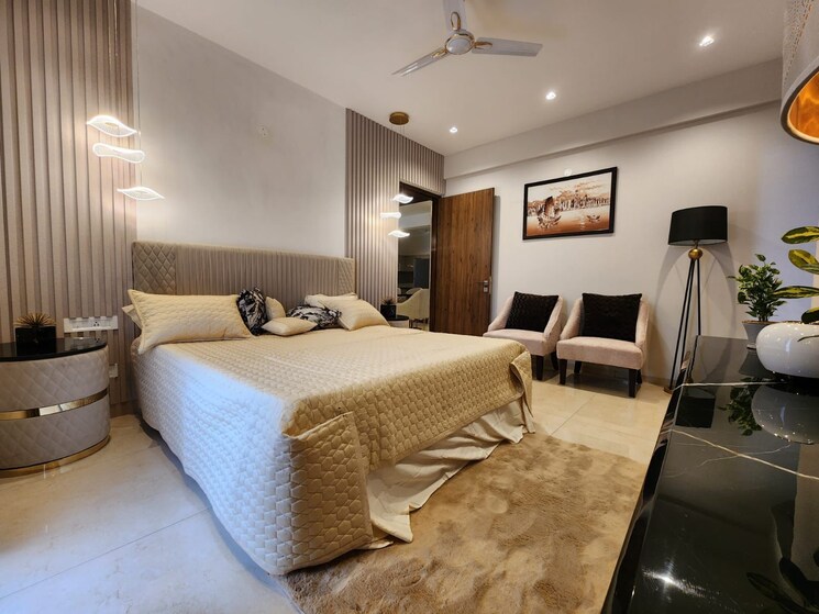 Bedroom, maya-green-lotus-utsav 3 Bedroom 2100 Sq.Ft. Apartment In International Airport Road Zirakpur 7939895