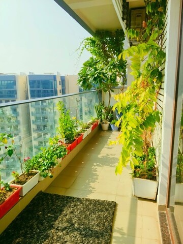Balcony in 3 BHK Apartment at Azeagaia Botanica, Vrindavan Yojna – for Sale