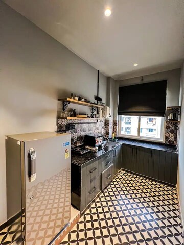 Kitchen in 2 BHK Penthouse at Shyam Kunj Apartments, Shyam Nagar – for Rent
