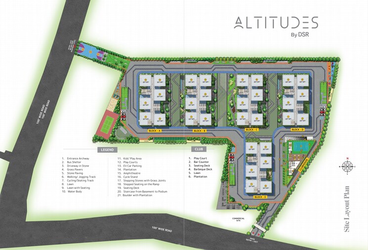 Master Plan, dsr-altitudes 3 Bedroom 2277 Sq.Ft. Apartment In Osman Nagar Hyderabad 7940218