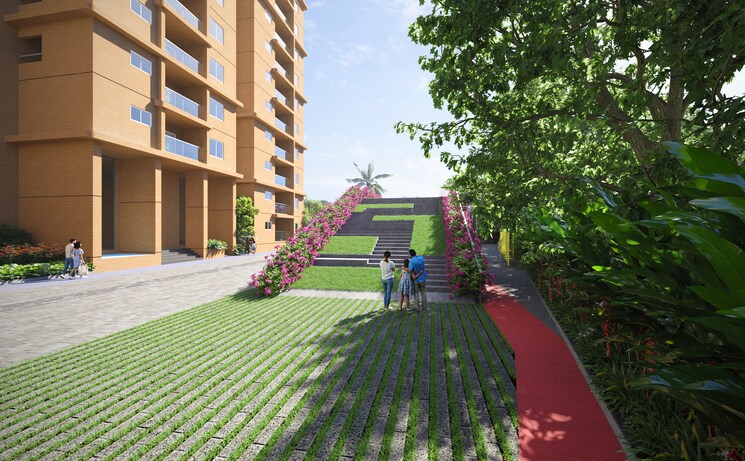 Garden, dsr-altitudes 3 Bedroom 2277 Sq.Ft. Apartment In Osman Nagar Hyderabad 7940218