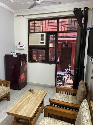 Living Room in 1 BHK Builder Floor at Kalkaji – for Rent
