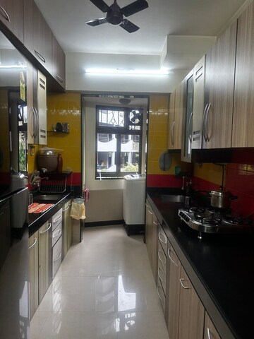 Kitchen in 2 BHK Apartment at Rustomjee Erika, Bandra East – for Rent