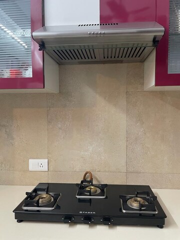 Kitchen in 2 BHK Apartment at Rustomjee Erika, Bandra East – for Rent