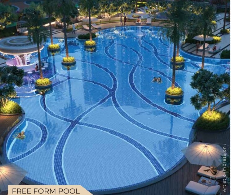 Swimming Pool, smart-world-one-dxp 3.5 Bedroom 2585 Sq.Ft. Apartment In Sector 113 Gurgaon 7940701