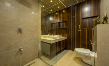 Attached Bathroom in 3.5 BHK Apartment at Manav Eternelle, Vasant Vihar – for Rent