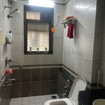Bathroom in 2.5 BHK Apartment at Rajkamal Heights, Mint Colony – for Rent
