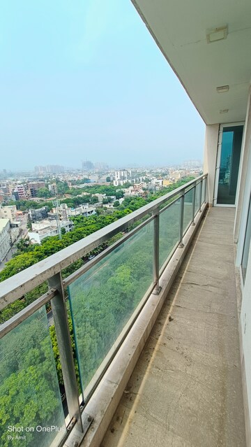 Balcony in 3.5 BHK Apartment at Ambience Tiverton, Sector 50 – for Rent