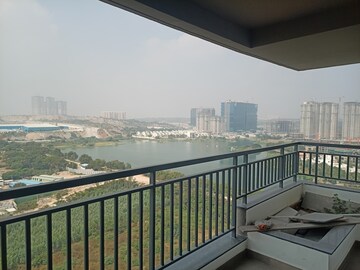 Balcony in 3 BHK Apartment at ASBL Spire, Kokapet – for Rent