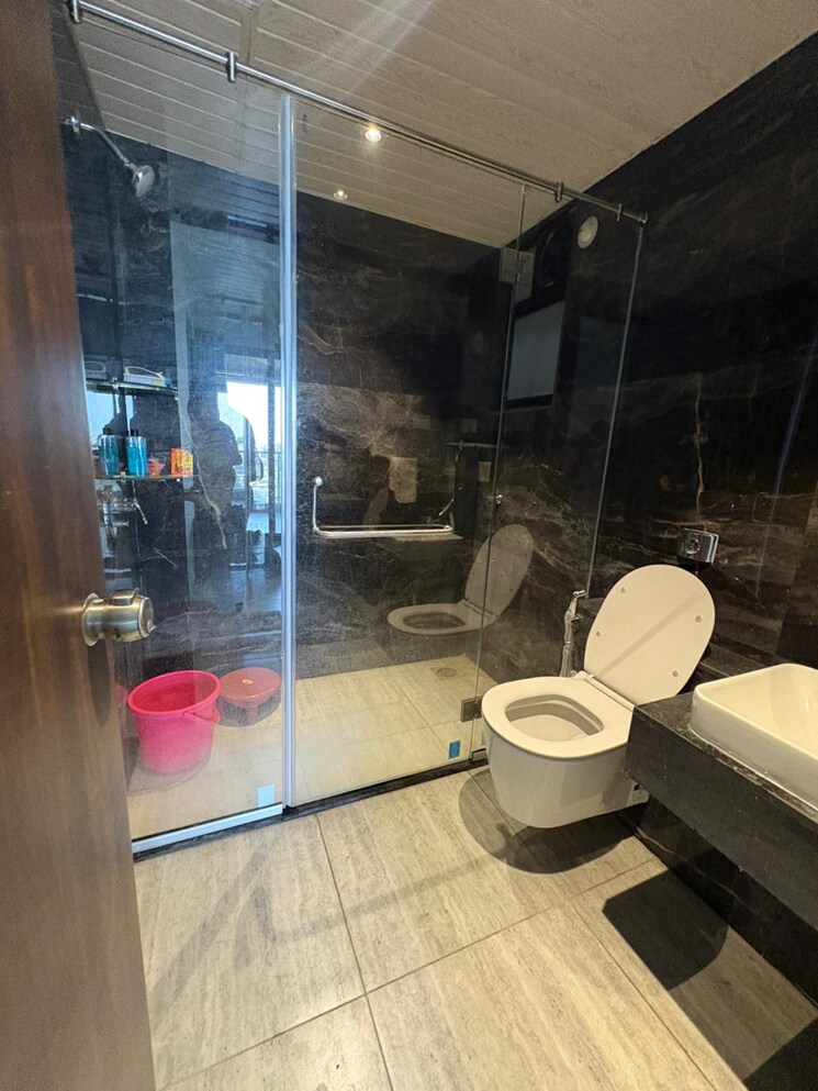 Bathroom, futuristic-the-miracle 2 Bedroom 817 Sq.Ft. Apartment In Pimple Saudagar Pune 7940983