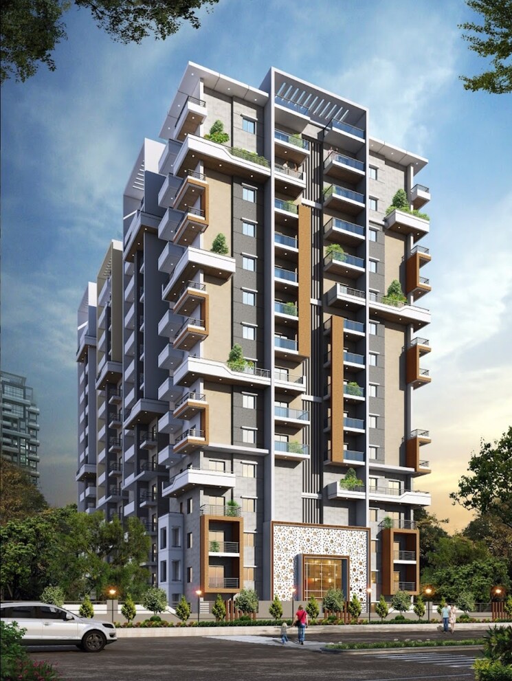 Exterior View, vasavi-lake-city 2 Bedroom 1250 Sq.Ft. Apartment In Hafeezpet Hyderabad 7941141