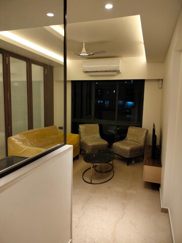 Living Room in 1 BHK Apartment at Omkar Meridia, Kurla West – for Rent