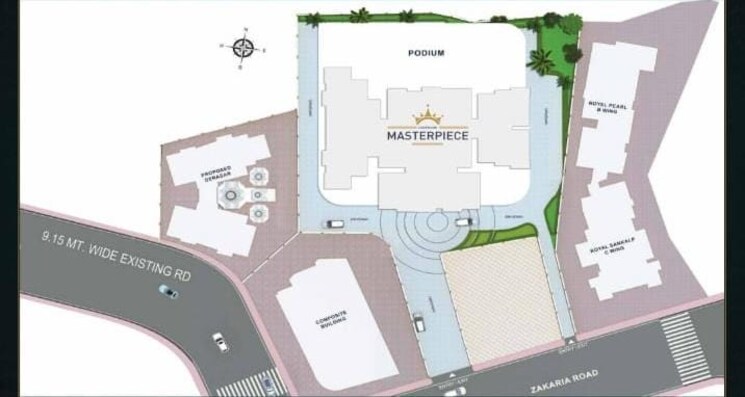 Master Plan, royal-bliss 2 Bedroom 755 Sq.Ft. Apartment In Malad West Mumbai 7941270