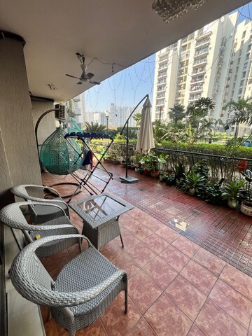Balcony in 3.5 BHK Apartment at Eldeco Aamantran, Sector 119 – for Rent