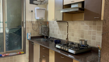 Kitchen in 2 BHK Apartment at Palacia Kingston Phase 2, Kavesar – for Rent