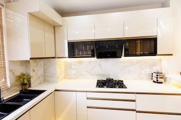 Kitchen in 3 BHK Builder Floor at Sector 4 – for Sale