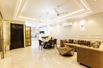 Living Room in 3 BHK Builder Floor at Sector 4 – for Sale