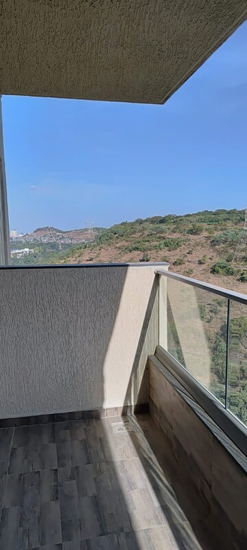 Balcony in 2 BHK Apartment at Venkatesh Skydale, Sinhagad Road – for Rent