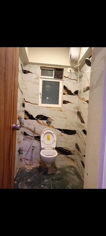 Bathroom in 1 BHK Apartment at Ajmera Regalia, Borivali West – for Rent