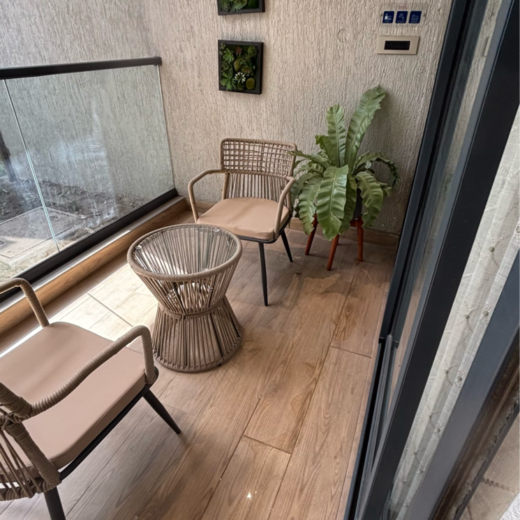 Balcony, smp-amberwood 3 Bedroom 1105 Sq.Ft. Apartment In Rahatani Pune 7941799