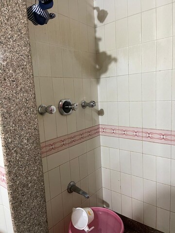 Bathroom in 3 BHK Apartment at Chandak Ideal, Juhu – for Rent