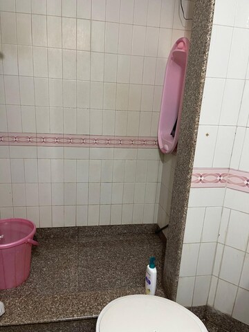 Bathroom in 3 BHK Apartment at Chandak Ideal, Juhu – for Rent