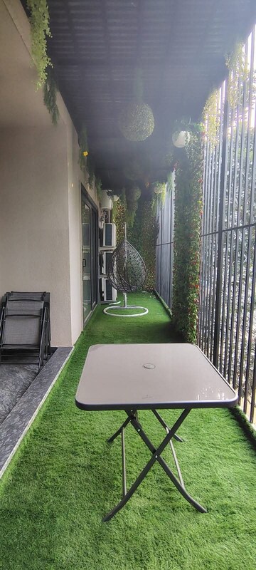 Balcony in 3 BHK Apartment at Saket – for Rent