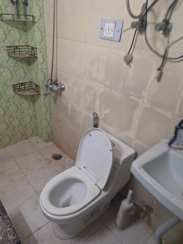 Bathroom in 4 BHK Apartment at Vasant Kunj – for Rent