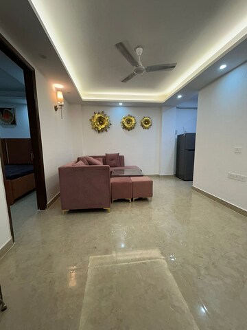 Living Room in 2 BHK Apartment at Saket – for Rent